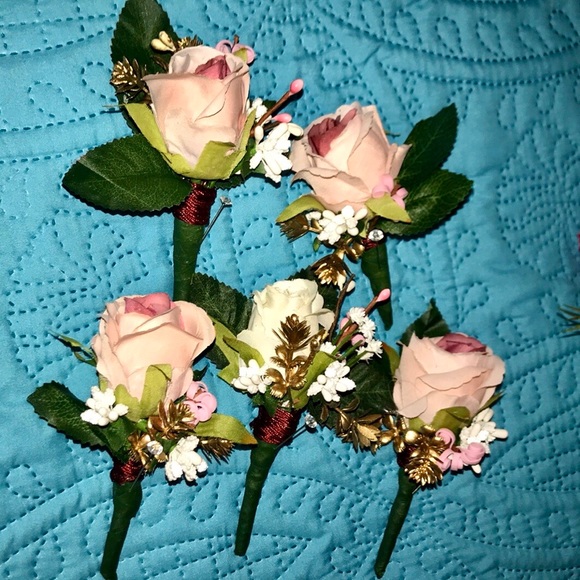 8 PC CUSTOM MADE WEDDING BOUQUET SET - Picture 14 of 16
